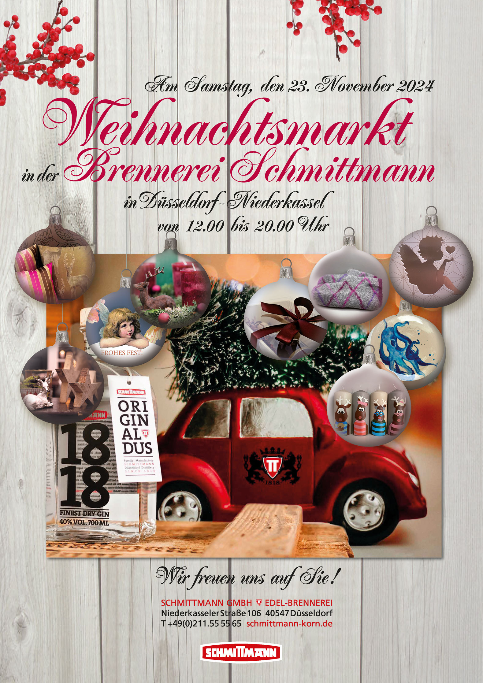 Schmittmann Weihnachtsmarkt Einladung 2024