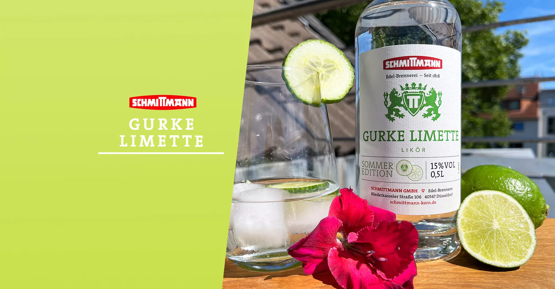 Gurke Limette Likör Slider Image Schmittmann